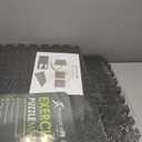 ProsourceFit Puzzle Exercise Mat  in, EVA Interlocking Foam Floor Tiles for Home Gym, Mat for Home Workout Equipment, Floor Padding for Kids, Black, 24 in x 24 in x  in, 48 Sq Ft - 12 Tiles