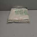 NICETOWN Natural Linen Curtains 84 inch Long 2 Panels Set, Grommet Top Thick Linen Burlap Semi Sheer Vertical Drapes Privacy Assured with Light Filtering for Bedroom/Living Room, W55 x L84