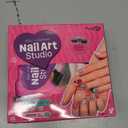 Nail Art Studio for Girls - Birthday Gift - Nail Polish Kit for Kids Ages 7-12 Years Old - Girl Gifts Ideas - Gift Set - Girly Stuff - Polish, Pens, Glitter, Stickers, Gems, Filer - 8 9 10 11 12 Year