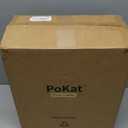 PoKat Farmhouse Floor Lamp for Living Room with Ceramic, 64" Black Standing Lamps for Living Room Corner, Modern Tall Floor Lamps for Bedroom, Sofa, Reading Nock, Rotary Switch, Matte Black