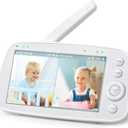 HiPP Video Baby Monitor Screen, 5 Parent Unit for VAVA, Single Split-Screen, Infrared Night Vision, 2X 4X Zoom, 900ft Long Range, 4500mAh Battery, 2-Way Audio Talk