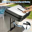 Hot Tub Cover Lift, Aluminum Spa Cover Lift, Spa Cover Lifter for Hot Tub Fit Most Spa Hot Tubs Hydraulic Assist Removal System