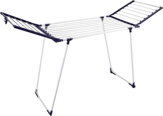 Delcasa Foldable Cloth Dryer Cloth Drying Stand 176X56X85Cm Portable Multi Position Arms Space Laundry Durable Metal Drying Rack Multifunctional Dryer DC2055