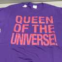 QUEEN OF THE UNIVERSE Baby Tee Y2K Slogan 2000s Vibe Style T-Shirt, Size M