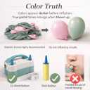 Double Stuffed Balloon Arch Kit - 84pcs Thick Dusty Pink, Sage Green & Lavender Pastel Balloon Garland for Baby Shower, Gender Reveal - Premium Matte Finish for Boho Wildflower & Daisy Theme Party