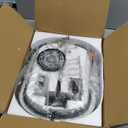 Black Semi Flush Mount Ceiling Light Fixture, Modern Close to Ceiling Light Fixtures Ceiling Mount, Dimmable Foyer Kitchen Lighting Fixtures Ceiling Lights for Bedroom, Hallway, Laundry Room, Entryway