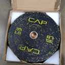 CAP Barbell Rubber Olympic Bumper Plate | Multiple Options/Colors (35lbs - Single)