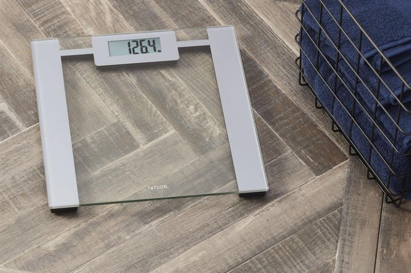 Taylor Digital Glass Scale with Grey Accents