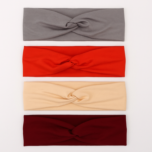 Tyfthui 5 Pack Headbands for Women, Fashionable Sports Hairbands, Elastic Wide Headbands Non Slip Workout Yoga Sport Headbands for Women (Color B)