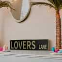 16x4″ Lovers Lane Sign, Room Decor Y2K, Vintage Street Sign, 2368 | Sassy Street Sign Posters; Bedroom, Dorm & Apartment Decor; Downtown Girl & Girly Aesthetic; Teen Room Accessories