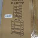 4Tier Shoe Rack - Expandable Shoe Organizer for Closet, Adjustable Metal Shoe Shelf Storage, Stackable Long Shoe Stand Holder for Garage, Entryway, Door Entrance