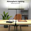 3000 Lumen Ultra Bright Architect Desk Lamp with Clamp, 36W Tall Overhead Led Desk Light for Home Office, 47Inch Long Dimmable Computer Monitor Light Bar with Remote for Table Desktop Drafting