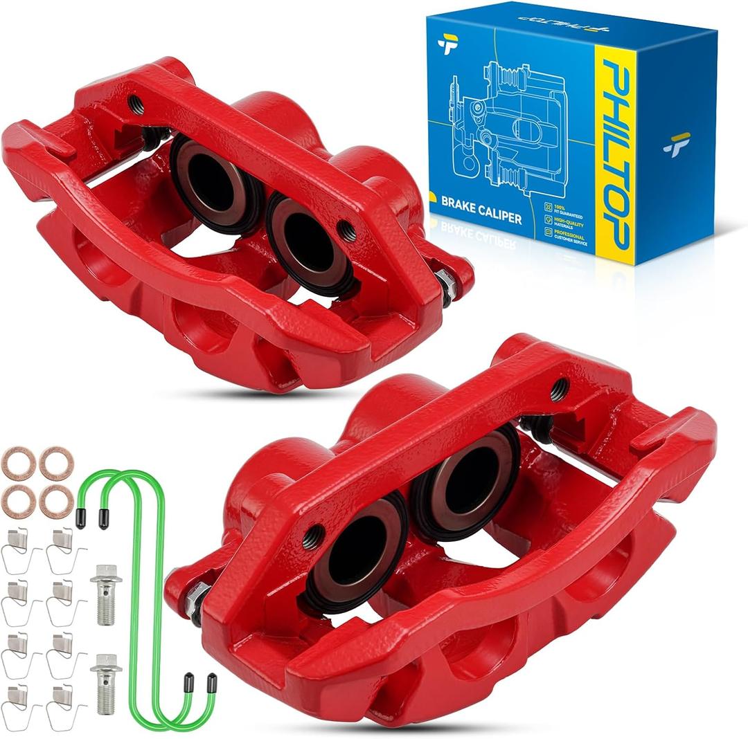 PHILTOP Brake Caliper Front Compatible with 2011-2018 1500, 2019-2023 1500 Classic, 2009-2010 Ram 1500, 2007-2009 Aspen, 2007-2009 Durango, 2009-2011 Dakota, 18-B5054, 18-B5055