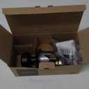 Schlage F40 BWE 622 Bowery Door Knob, Bed & Bath Privacy Lock, Matte Black
