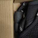 Dog Harness Step-in Breathable Puppy Cat Dog Vest Harnesses for Small Medium Dogs Black (Large (Chest 17''-20'', Weight 14-19 lb))