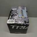 TRIANGLE Motorcycle Helmets Full Face Motorcycle Helmet for Men & Women with Tinted and Clear Visor Meet Dot Approved (Matte Black, S)