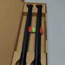 Munchkin Brica Sun Safety Car Window Shade with Heat Alert, Helps Block UVA/UVB Rays, 2 Pack, Black