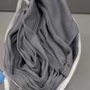 Yakamok Room Darkening Gray Blackout Curtains 84 Inch Long Light Blocking Thermal Insulated Window Treatment Grommet Drapes for Bedroom Living Room, 52W x 84L, Grey Curtains, 2 Panels