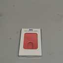 Magnetic Wallet Cell Phone Card Holder for Phone Case with Mag-Safe, Stronger Magnetic RFID Leather Phone Wallet Stick on Series of iPhone 17/16/15/14/13/12 and Pro/Promax,Red