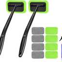 Xindell Windshield Cleaner Tool Inside Car Window Cleaning Kit with 22 Detachable Handle, Interior Windshield Squeegee for Clear Vision, Auto Detailing Kit for Car, Home & Outdoor Windows