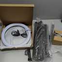 10.3" Ring Light with Tripod and Phone Holder, LED Selfie Ring Light with Tablet Holder, 51 Color Modes Circle Lights with Stand, 12 Dimming Levels, Christmas White Elephant Gifts for TikTok/YouTube