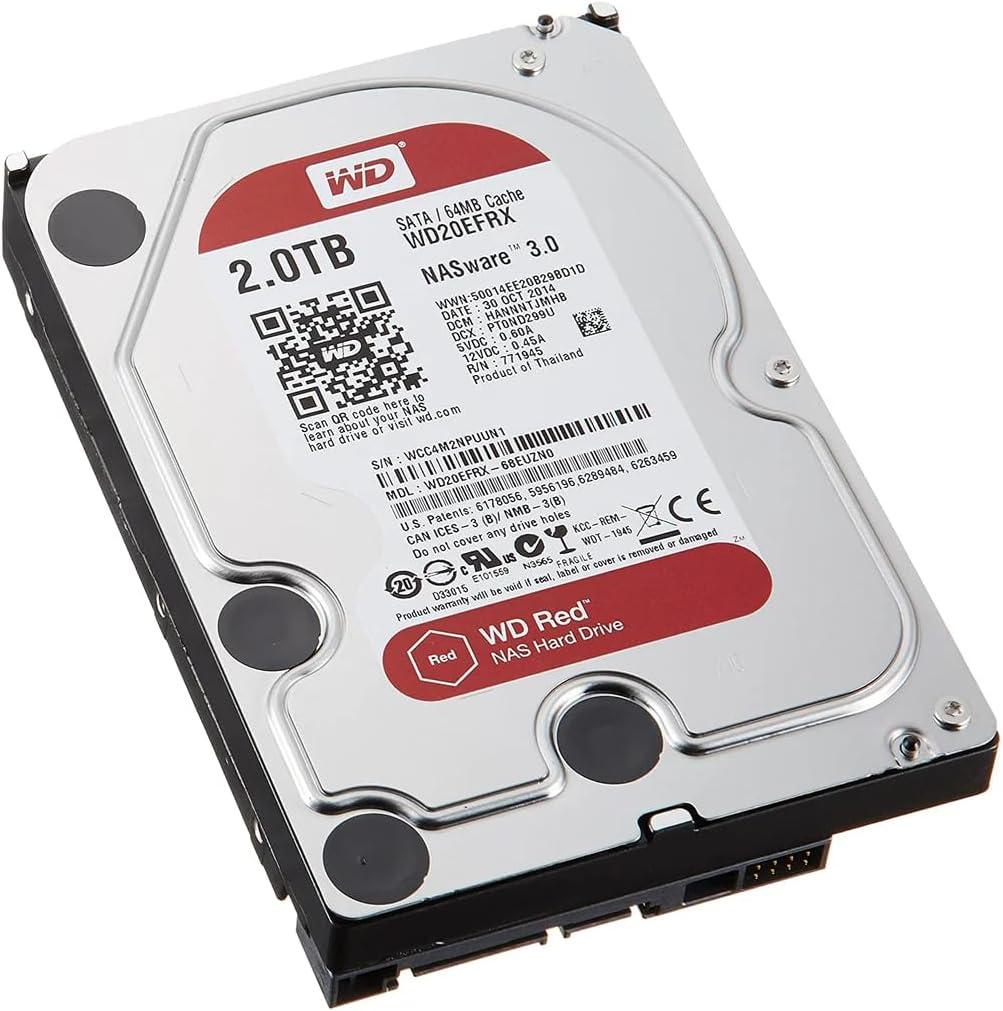 Western Digital WD20EFRX 2TB 3.5-inch SATA 6Gb/s 64MB Cache Hard Drive Western Digital WD20EFRX 2TB 3.5-inch SATA 6Gb/s 64MB Cache Hard Drive
