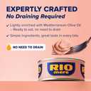 Rio Mare Premium Yellowfin Tuna with a Drizzle of Olive Oil, 2.3 Ounce Can (24 Pack), Italy's No.1 Tuna Brand, Wild Caught, High Protein Canned Tuna, No Draining Required