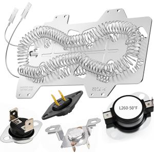 UpgradedDC47-00019A Dryer Heating Element for Samsung DVE50R5200W/A3 DV45H7000EW/A2 DV40J3000EW/A2 DVE50M7450W/A3 DV42H5000EW/A3 DV42H5200EW/A3 DVE50R5400V/A3 DV48H7400EW/A2 DV42H5200EP/A3