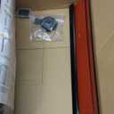 Sliding Magnetic Screen Door with Track Closure, Thicker 265g/ Reinforced Mesh, Retractable Privacy Curtain, Door Screen Magnetic Closure for Sliding & French Doors (Black, 34 * 82IN)