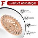 findmall 7 Inch 24 Turbo Diamond Segments 5/8 Inch -11 Arbor Grinding Wheels Diamond Cup Grinding Wheels