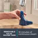 Rowenta Handheld Steamer for Clothes, X-Cel, 1600 Watts, 40-Second Fast Heat-Up, Powerful Continuous or On Demand Steam, 1600 Watts, Portable Clothes Steamer, Travel Must Have, Navy Blue, DR8120