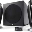 Cyber Acoustics CA-3908 2.1 Multimedia Speaker System with Subwoofer, 92 Watts Peak Power, Deep Bass, Perfect for Music, Movies, and Games on Desktops, Laptops, Consoles