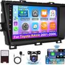 [8 Core 4+64G] Car Radio for Toyota Prius 2010-2015 - Wireless Carplay and Android Auto - 9 Inch 1280 * 720 IPS Touchscreen Android 13 Stereo - DSP 32EQ / GPS/WiFi/Canbus + AHD Backup Camera