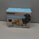 Courant Mini Donut Maker Machine for Holiday, Kid-Friendly, Breakfast or Snack, Desserts & More with Non-stick Surface, Makes 7 Doughnuts, White