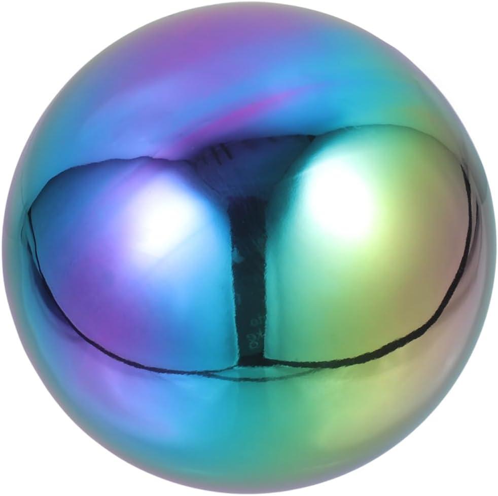 Stainless Steel Ball Stainless Steel Gazing Ball Globe Mirror Multi Color Mirror Reflective Garden Sphere for Outdoor Decor 15Cm