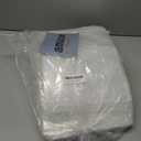 Zhehao 100 Pcs Clear Envelopes with Snap Button Closure A4 Letter Size Plastic Envelope Folder Poly Document File Folders for Home Office(Clear,Simple Style)