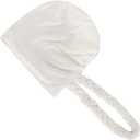 African Women Turban Hats - Braid Twist Solid Caps Pre Tied Chemo Cancer Headscarf Headwrap Hair Cover (White)