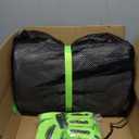 UIRWAY Upgraded Black 17-19 ft Trailerable Boat Cover, Thickened 1200D Heavy Duty Boat Mooring Cover with Waterproof PU Coating, Fits V-Hull, Tri-Hull, Runabout, Fish & Ski Boat, Quick-Release Buckles (17'-19'Long, Beam Width Up To 96")