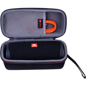 XANAD Hard Case Compatible with JBL Flip 7/6 /5 Essential or Sono Roam 2/1 Waterproof Portable Speaker- Travel Carrying Storage Protective BagGray (Grey)