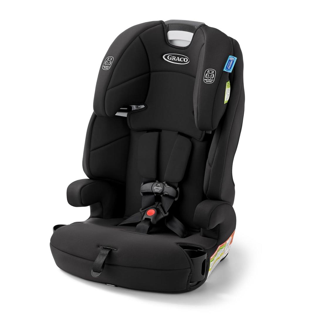 Graco Tranzitions 3-in-1 Harness Booster Car Seat, Forward Facing Car Seat, Highback, to Backless Booster, Proof, Manufactured Date 12/12/2025