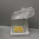 NCYP Small 10.2 x 5.9 x 7.9 Inches Silver Glass Cards Box with Slot and Lock for Wedding, Birthday Party - Geometric Card Holder, Home Decorative, Slot Length 6.3'' (Glass Box Only)