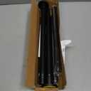 CorkLatta Black Shower Curtain Rod 31 to 80 Inch,1 Inch Diameter Adjustable Spring Tension Stainless Steel Telescoping Rod,Easy Install,No Rust