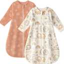 Yoofoss Baby Sleep Sack 12-18 Months, Long Sleeve Sleep Sack 1.5 Tog, Fleece Baby Wearable Blanket with 2-Way Zipper, Soft Warm