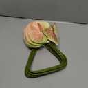8pcs Artificial Anthurium Flower Branch 60cm 3D Printing Effect Faux Real Touch Single Stem per Piece Anthurium for Home Table Floral Decoration (chamapgne with Ligth Green)