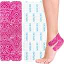 OK TAPE Kinesiology Tape for Ankle - 10 Precut Strips | Professional-Grade Water-Resistant & Breathable Ankle Tape for Sports Injury Recovery, Support, 10pcs, Pink