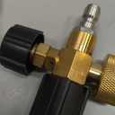 Tool Daily Foam Cannon with 1/4 Inch Quick Connector, 1 Liter, 5 Pressure Washer Nozzle Tips