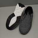 Men's Orthopedic Slip-On Loafers Walking Shoes with Arch Support: Comfortable Soft Loafers for Swollen Feet, Diabetic Driving Loafers for Plantar Fasciitis Relief Black Size 8