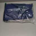 MYSKY HOME Navy Blue Curtains 84 Inches Long Blackout Curtains for Living Room Bedroom Blue Curtain Grommet Window Drapes Privacy Protect Room Darkening Single Panel Curtain, 52 x 84 Inch