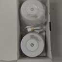 EZVALO 2 Pack Cordless Table Lamp IP65 Waterproof, Rechargeable Shower Lamp with 4500mAh Battery Operated, 3 Color Temps Dimmable LED Night Light for Living Room, Bathroom, Kitchen, Patio & Camping (Wood Grain)