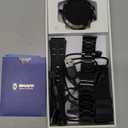 Military Smart Watch for Men(Answer/Calls),1.43''AMOLED Screen,500mAh 5ATM Waterproof,170 Sports Modes, Fitness Tracker Watch with Heart Rate/SpO2/Blood Pressure for Android/iOS,Smartwatch Black